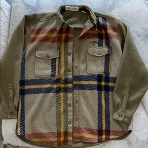 Brown Plaid Fleece Flannel - Bugle Boy